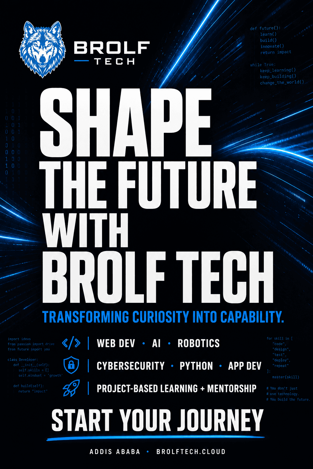 Shape the future with Brolf Tech